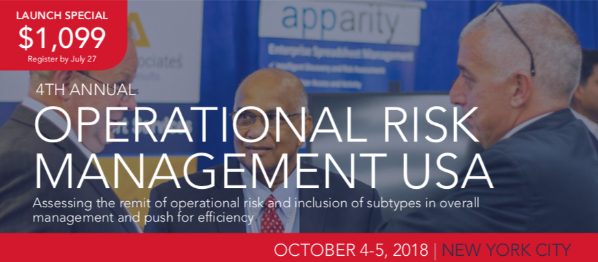4th Annual Operational Risk Management USA organized by Center for Financial Professionals