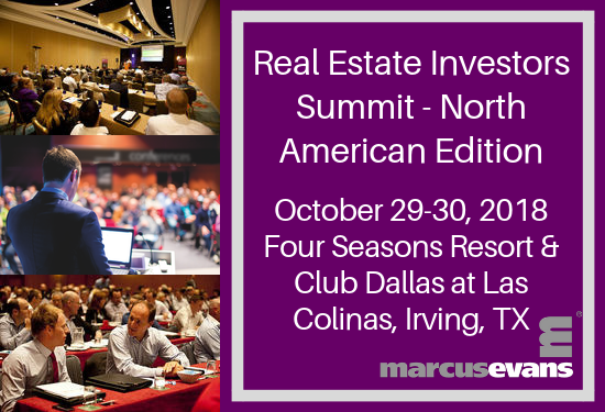 Real Estate Investors Summit 2018 - North American Edition organized by marcus evans