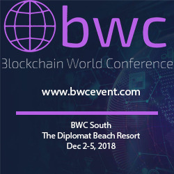 Logo of The Blockchain World Conference 