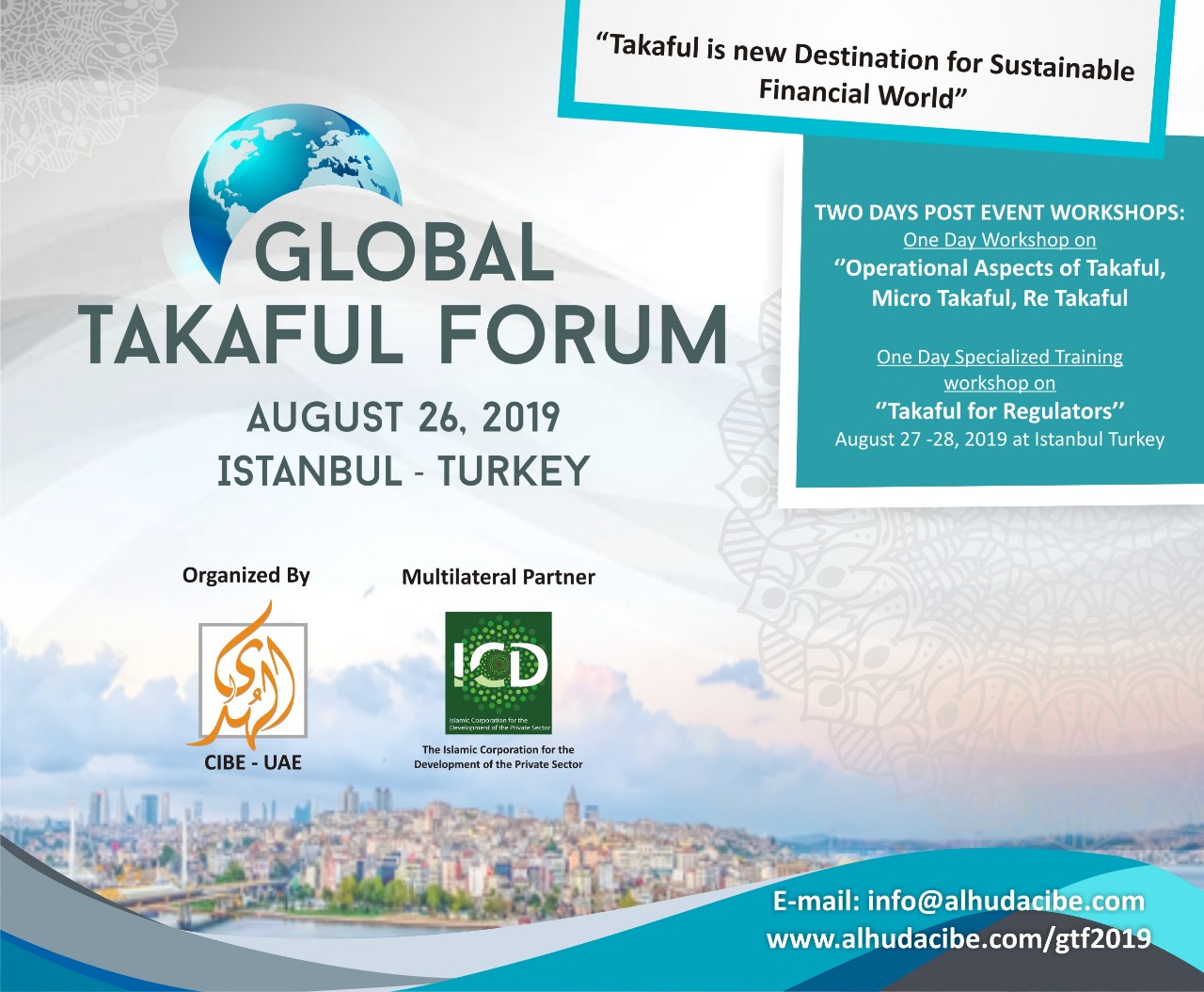 Global Takaful Forum organized by AlHuda Centre of Islamic Banking & Economics