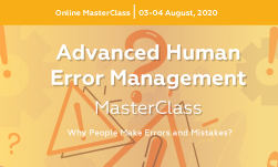 Advanced Human Error Management MasterClass organized by GLC Europe