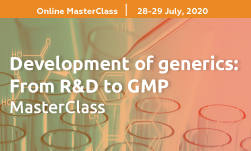 Development of generics: From R&D to GMP MasterClass organized by GLC Europe