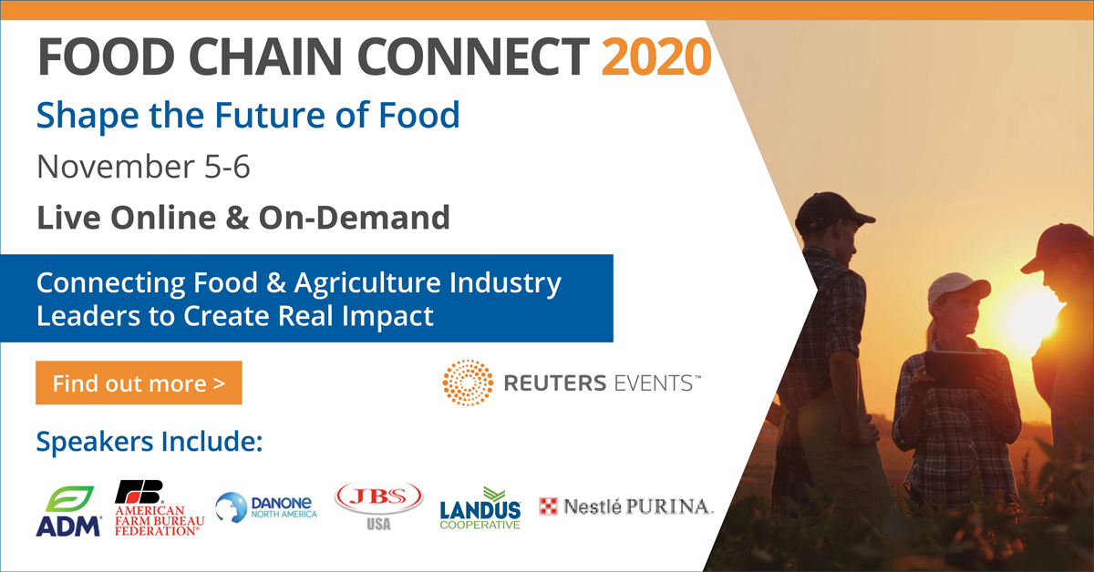 Reuters Events: Food Chain Connect 2020 organized by Reuters Events 