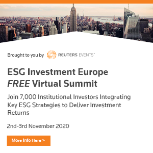 ESG Investment Europe Virtual Summit organized by Reuters Events 