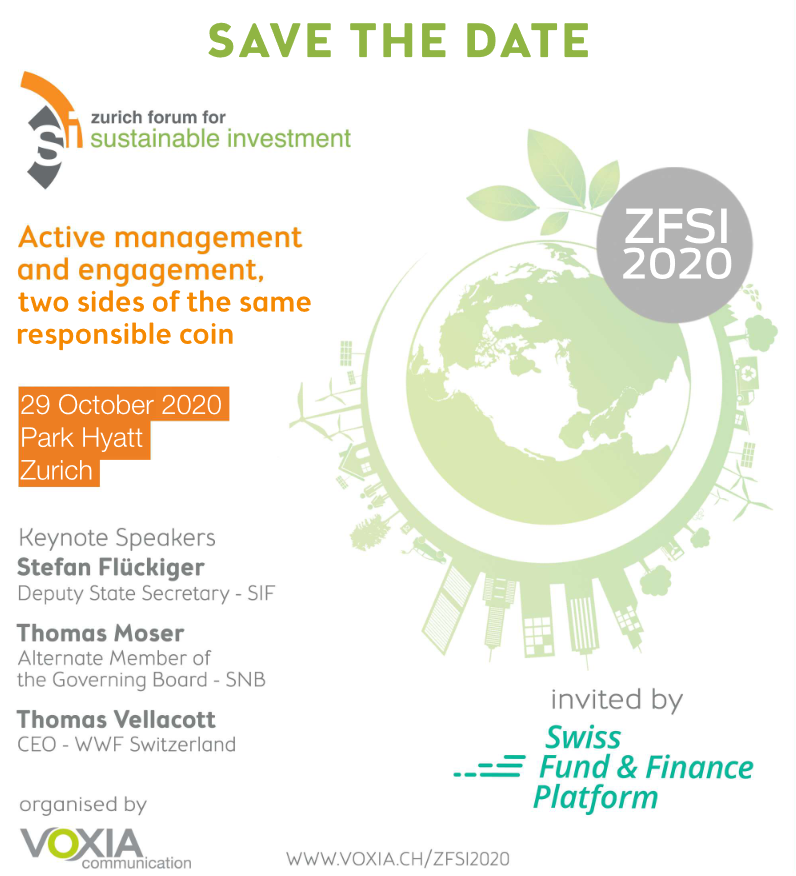 Article about ZFSI 2020 - Active management und Engagement, zwei Seiten der verantwortungsbewussten Medaille 