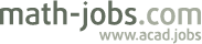 Logo of math-jobs dot com