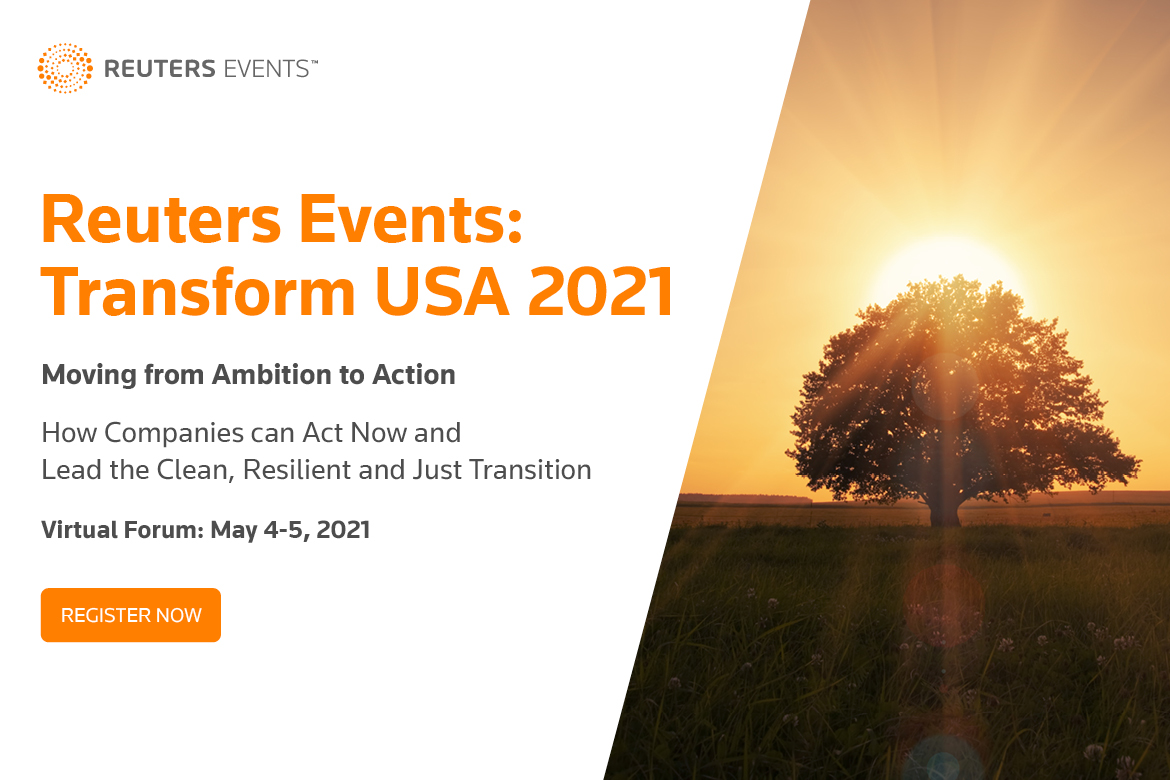 Article about Reuters Events: Transform USA 2021 - Moving from Ambition to Action