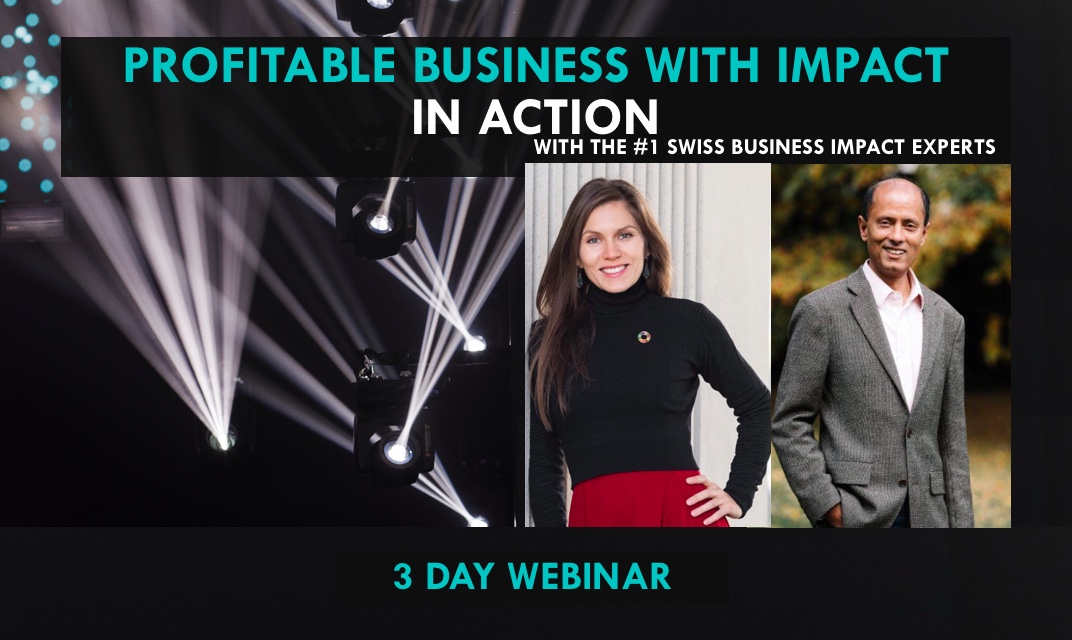 PROFITABLE BUSINESS WITH IMPACT IN ACTION organized by Svetlana Banerjee