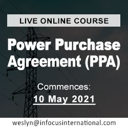 Power Purchase Agreement (Live Online Course) organized by Infocus International Group