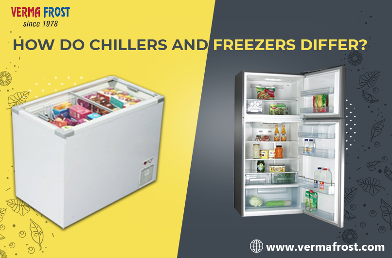 Article about How do chillers and freezers differ