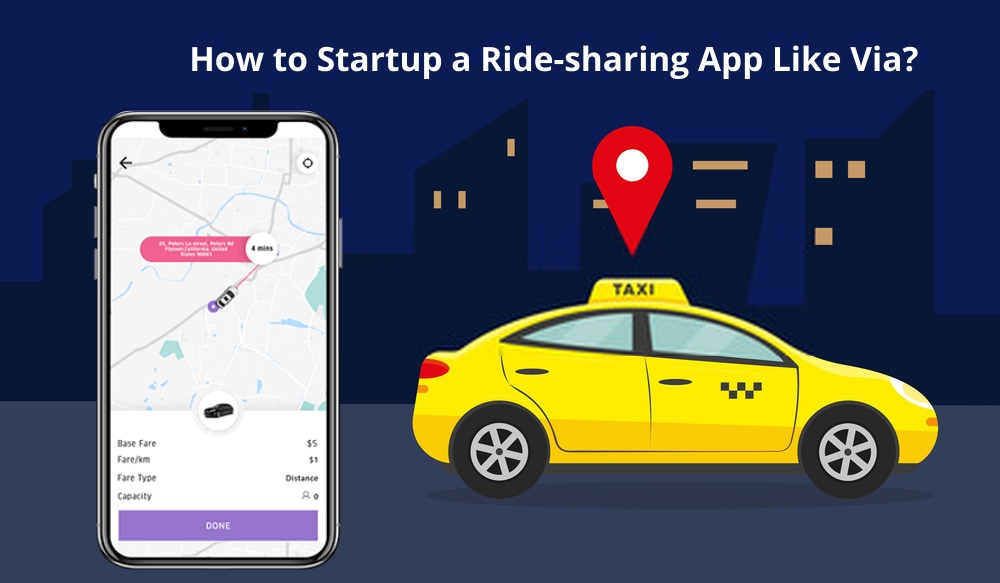 Article about How to startup a ride-sharing app like Via
