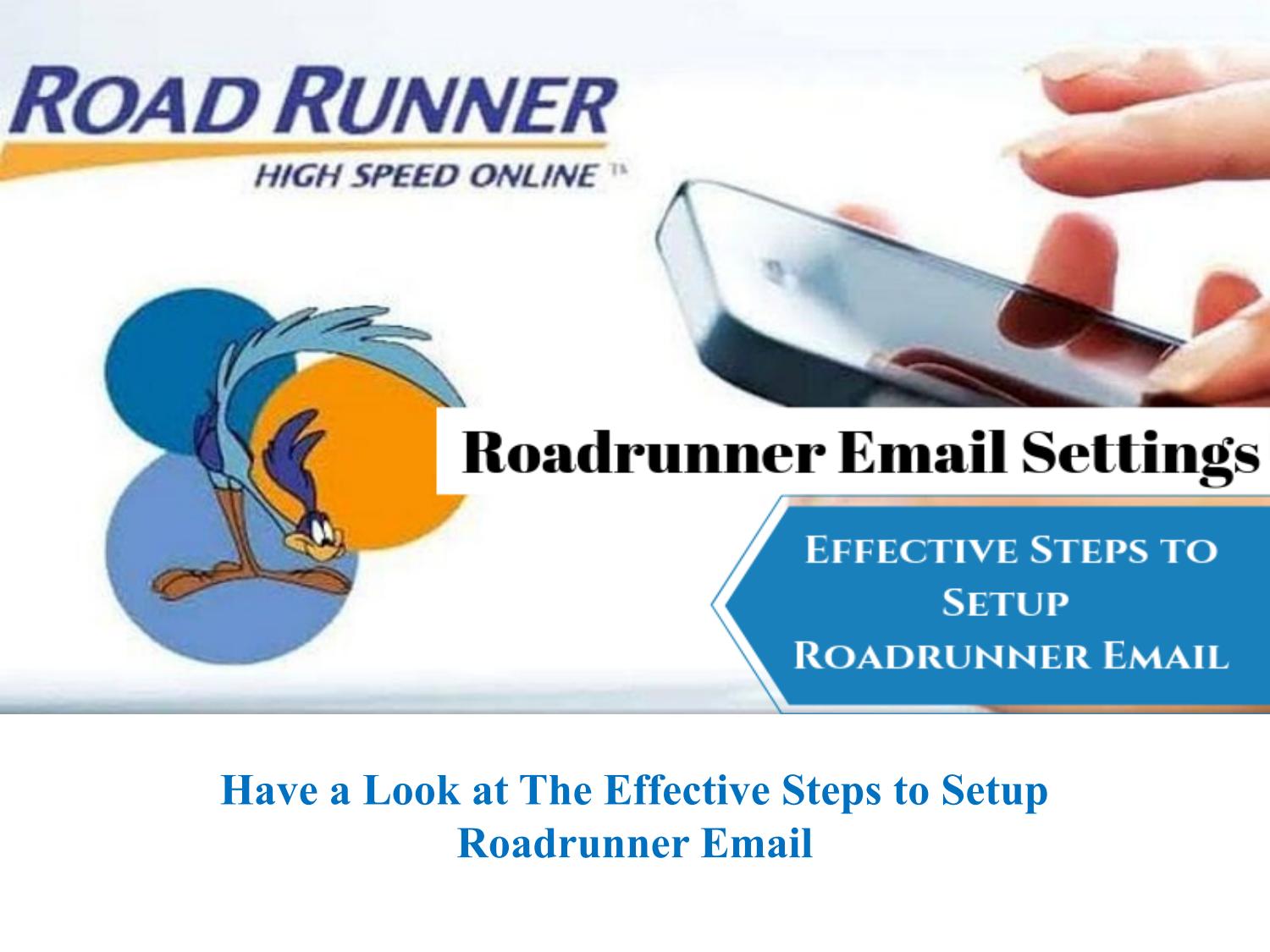 Article about  Procedure to Manually Perform Spectrum Roadrunner Email Settings