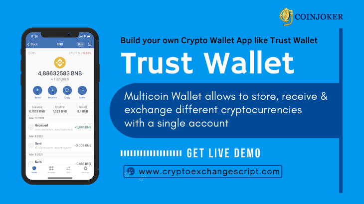 Article about Build your Cryptocurrency Wallet App Like Trustwallet from Scratch
