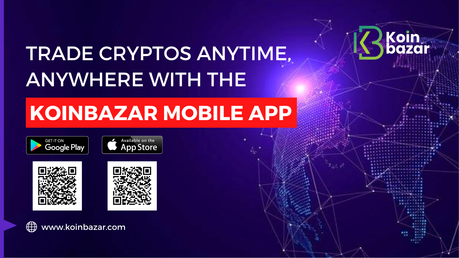 Article about Trade Cryptos Anytime, Anywhere with The Koinbazar Mobile App