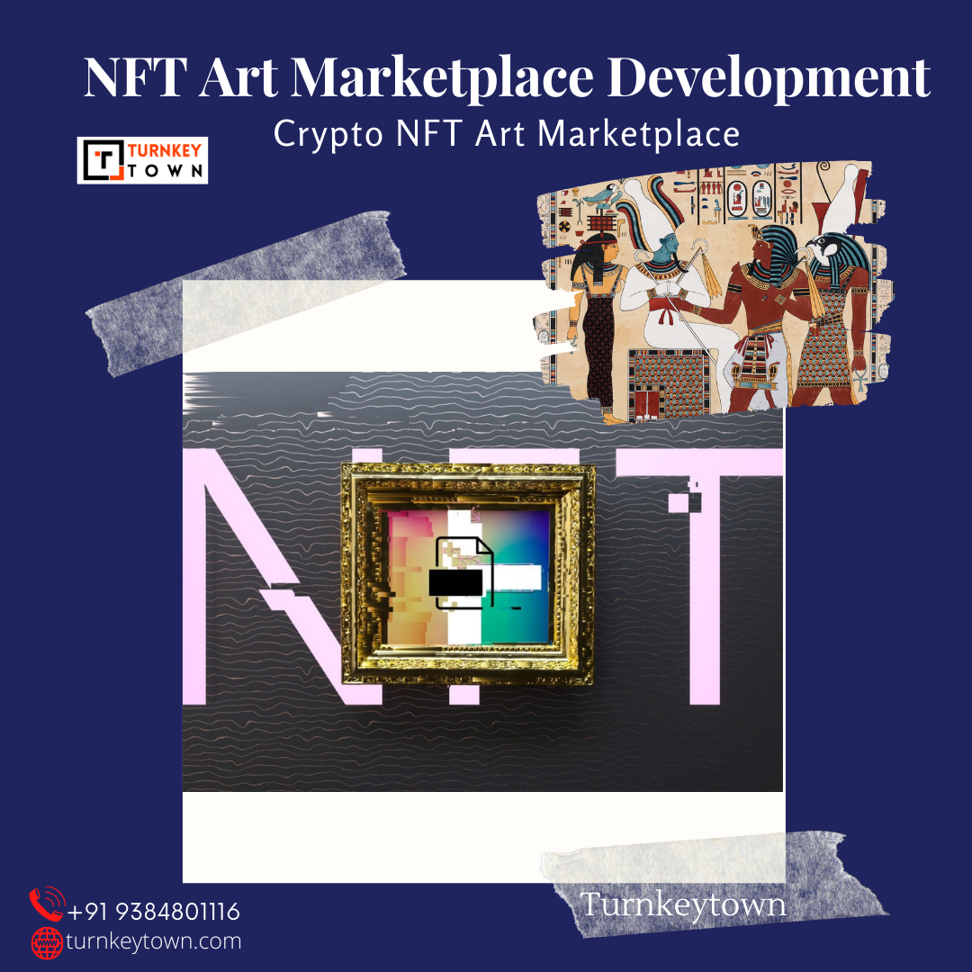 Article about Ensue your crypto business with an NFT Art Marketplace