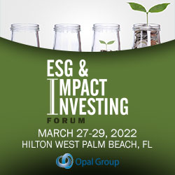 ESG & Impact Investing Forum 2022 organized by Opal Group