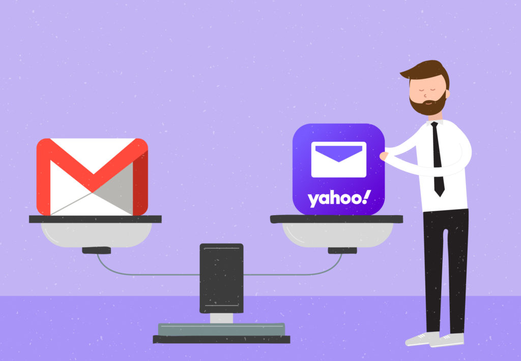 Article about Gmail vs Yahoo Mail 