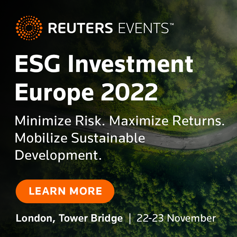 ESG Investment Europe 2022 organized by Reuters Events