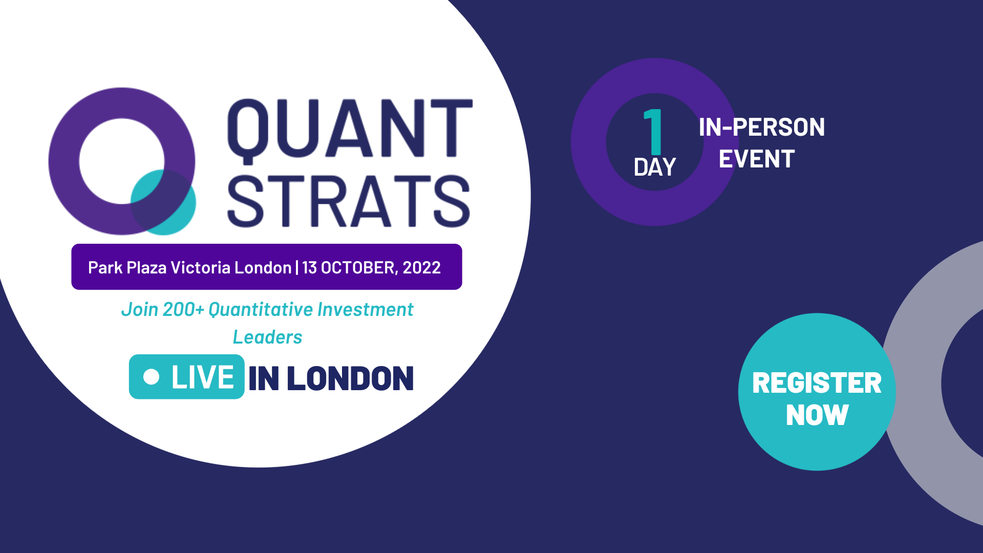 Quant Strats London 2022 organized by Alpha Events