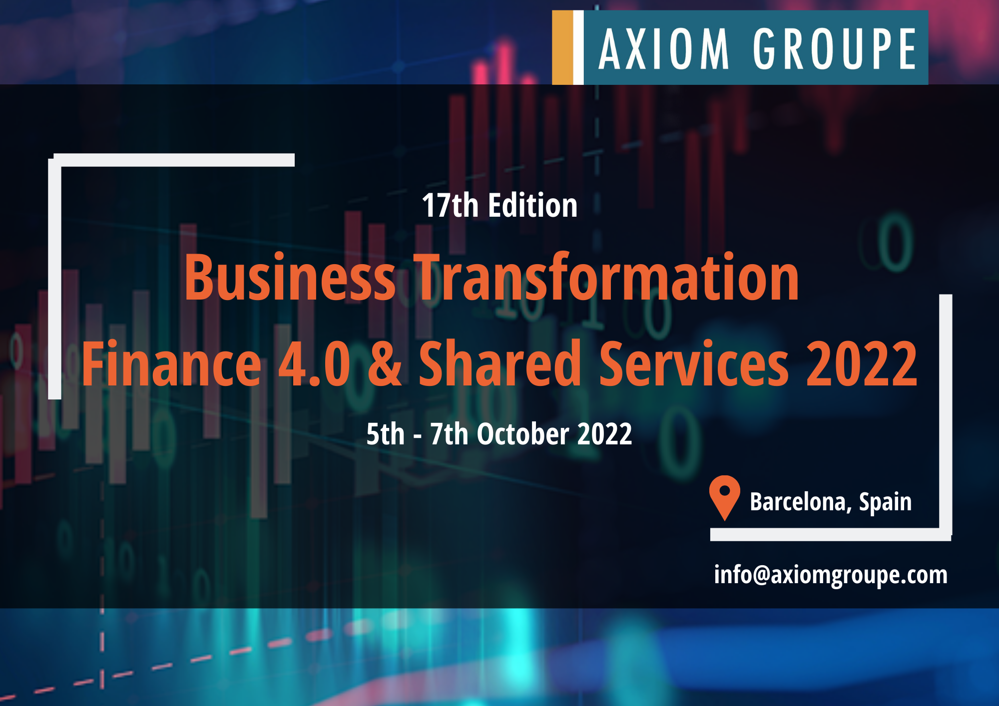 Business Transformation Finance 4.0 & Shared Services 2022 organized by Axiom Groupe