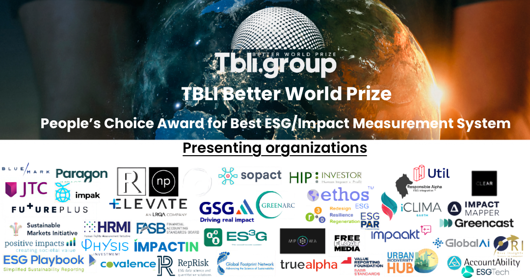 TBLI Better World Prize organized by TBLI Group Holdings