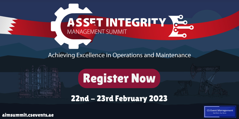 Asset Integrity Management Summit, Qatar Edition organized by CS Event Management