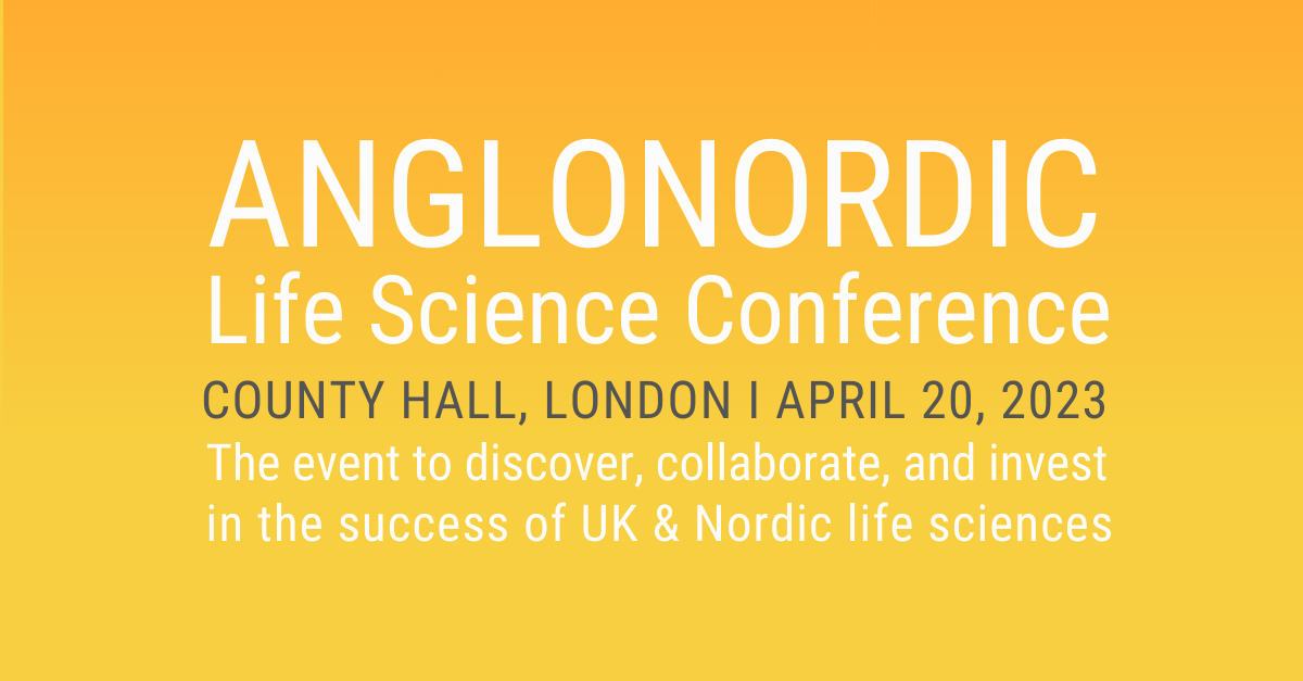 Anglonordic Life Science Conference organized by BioPartner UK