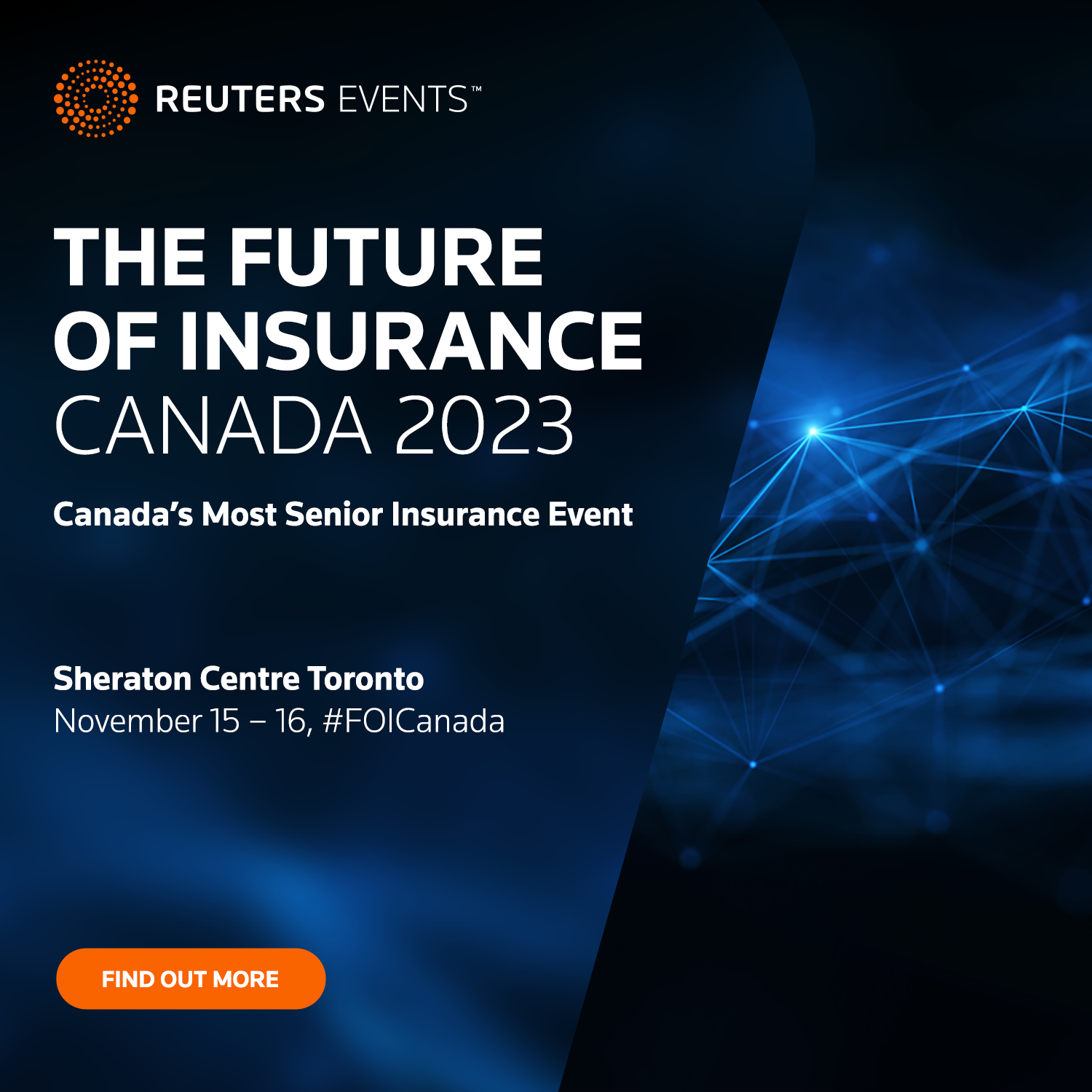 Reuters: The Future of Insurance Canada 2023  organized by Reuters Events