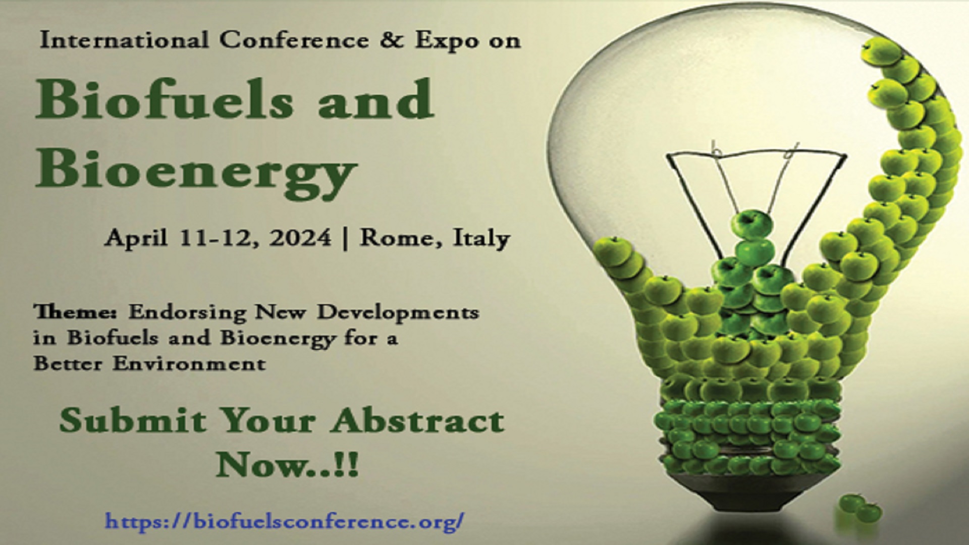 International Conference & Expo on Biofuels and Bioenergy organized by Carole Scott