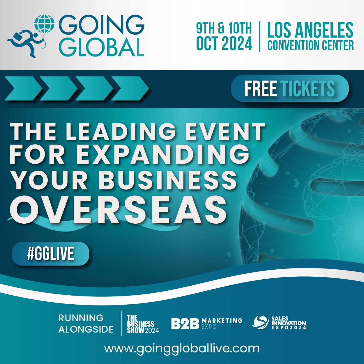Going Global running alongside The Business Show - LA 2024 organized by Business Show Media