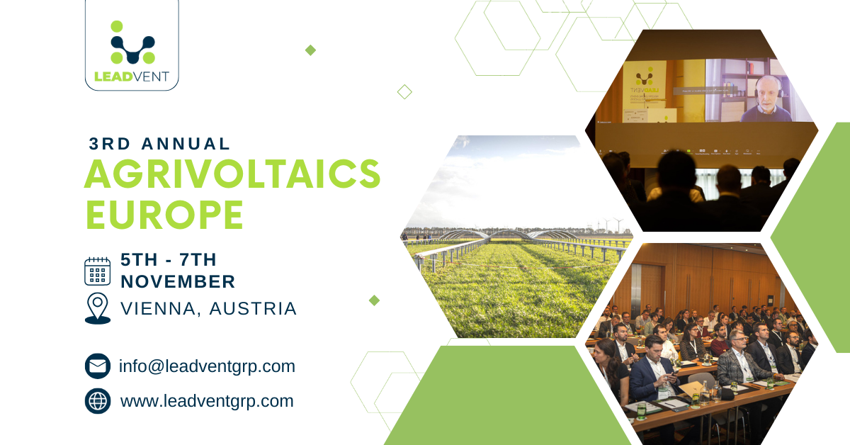 3rd Annual AgriVoltaics Europe organized by Leadvent Group