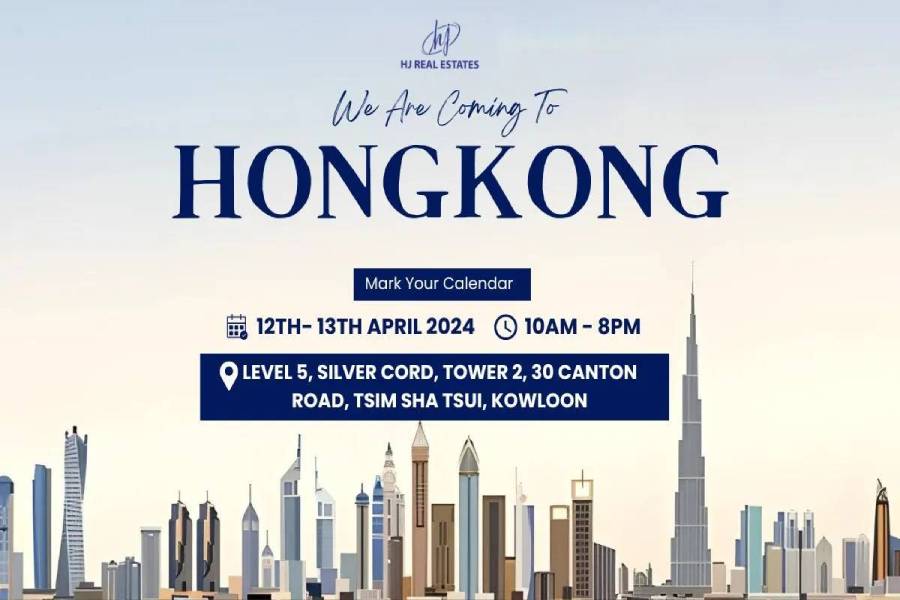 Upcoming Dubai Real Estate Event in Hongkong organized by HJ Real Estates