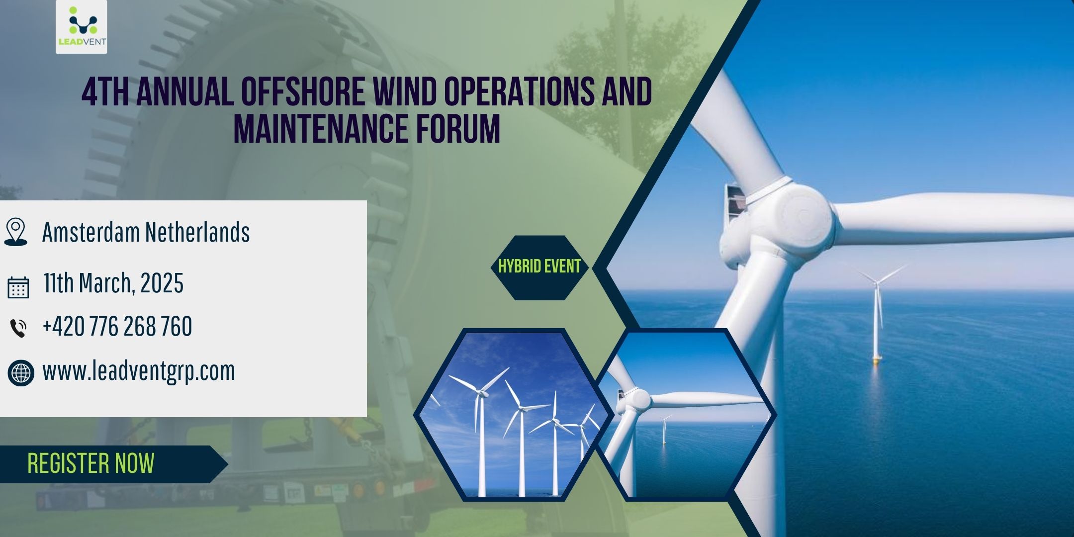 4th Annual Offshore Wind Operations and Maintenance Forum organized by Leadvent Group