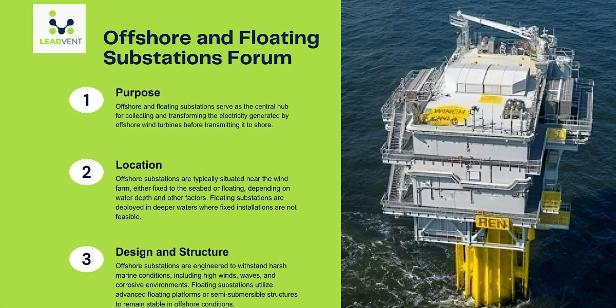 Offshore And Floating Substations Forum organized by Leadvent Group