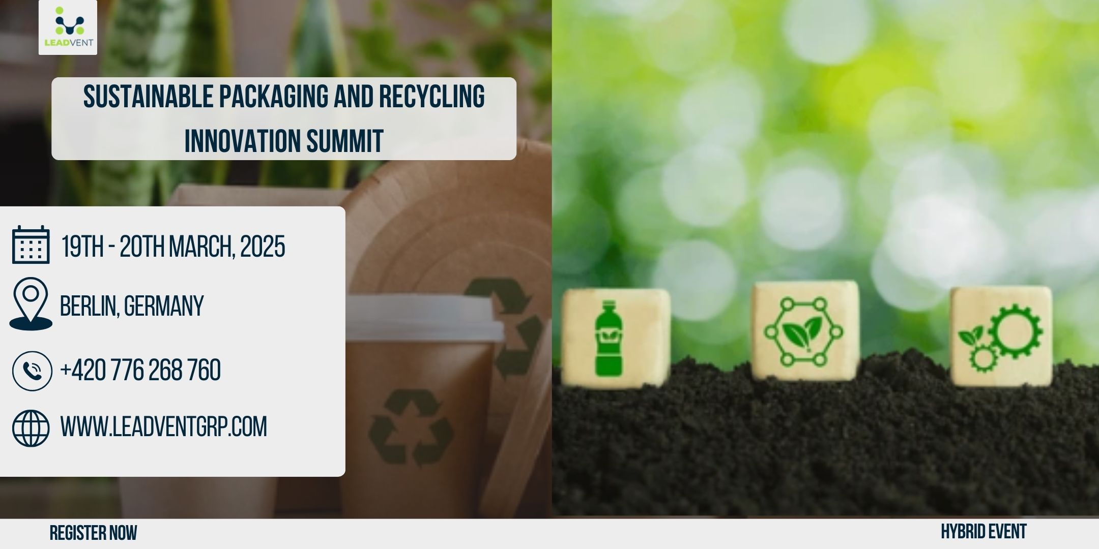Sustainable Packaging And Recycling Innovation Summit organized by Leadvent Group
