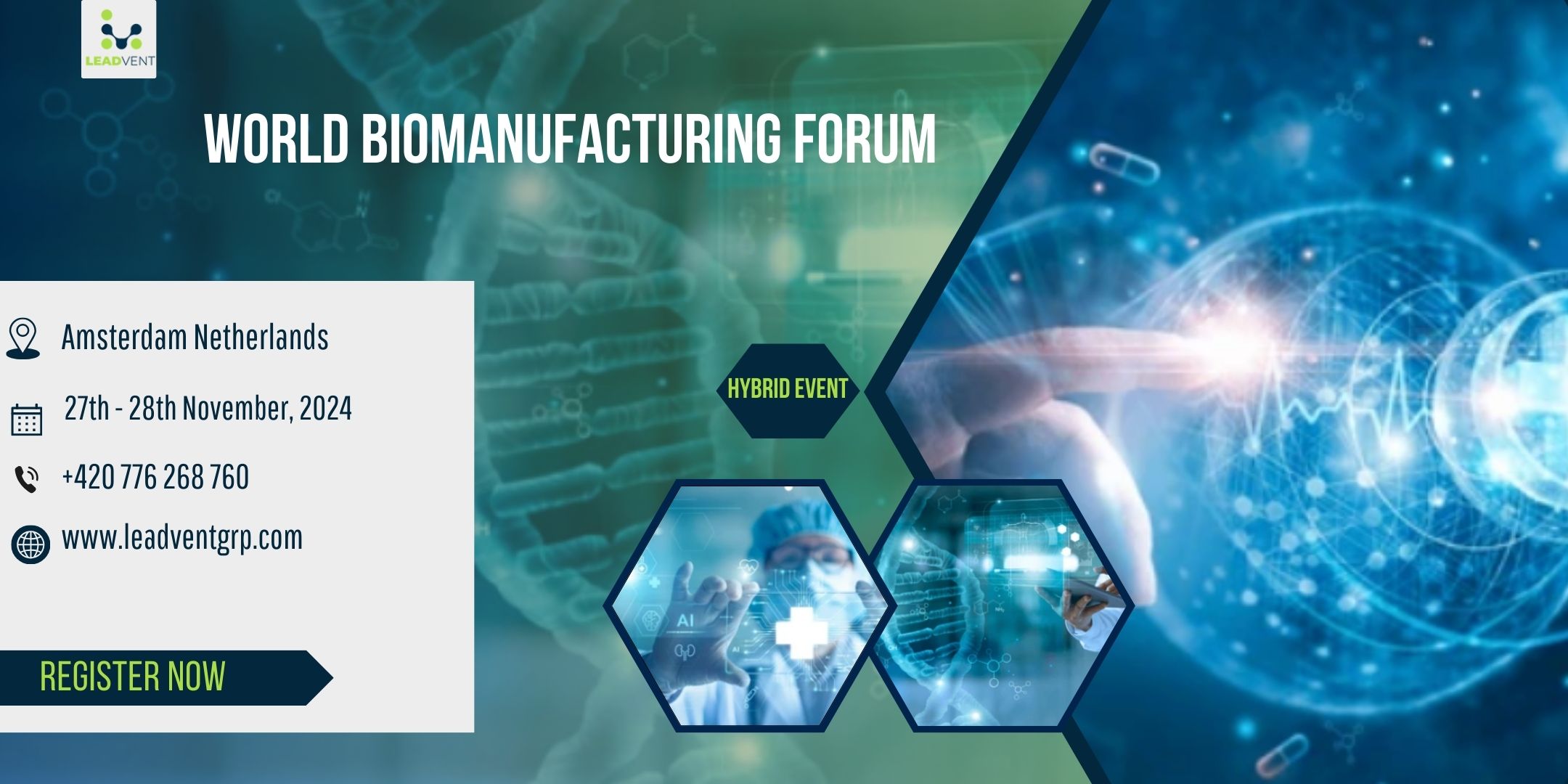World Biomaufacturing Forum organized by Leadvent Group