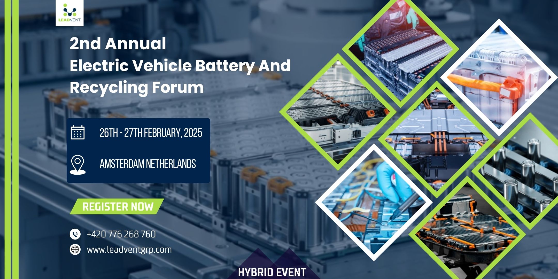 2nd Annual Electric Vehicle Battery Recycling Forum organized by Leadvent Group
